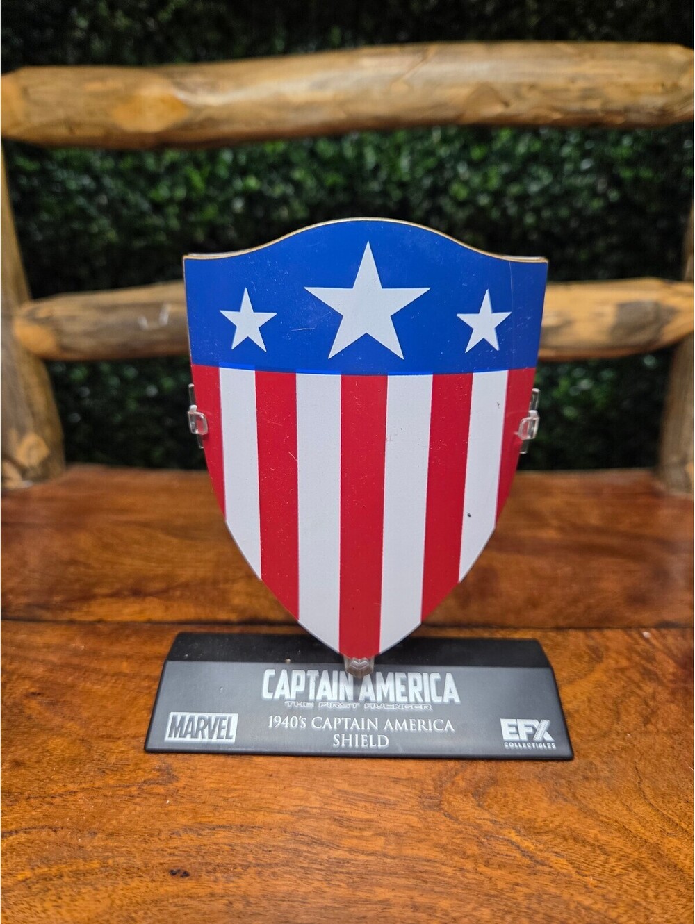Marvel 1940's Captain America Shield Collectible Display
